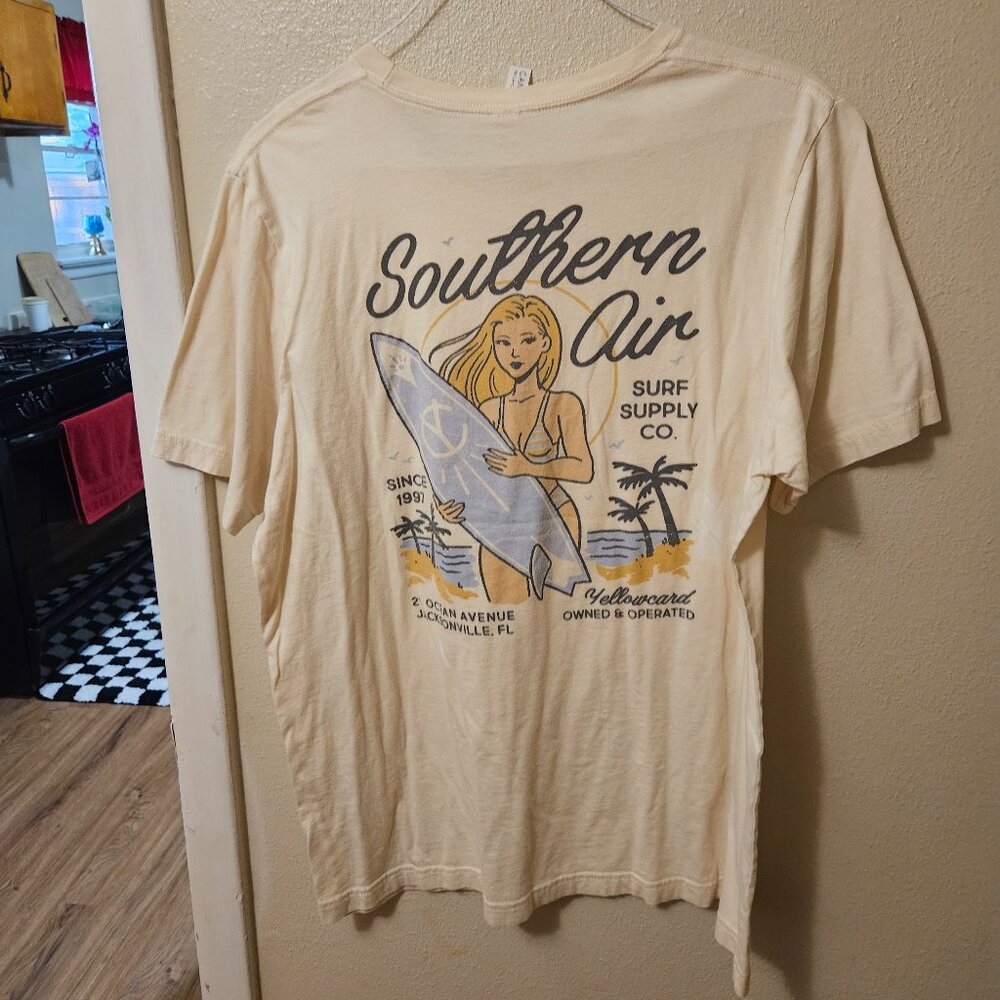 Yellowcard 2024 Tour Southern Air Canva Tee